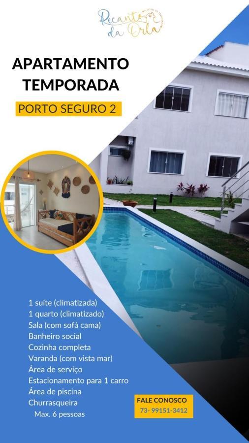 Recanto da Orla - Apartamento Lindo e Vista Mar - 2 Quartos Porto Seguro Exterior foto